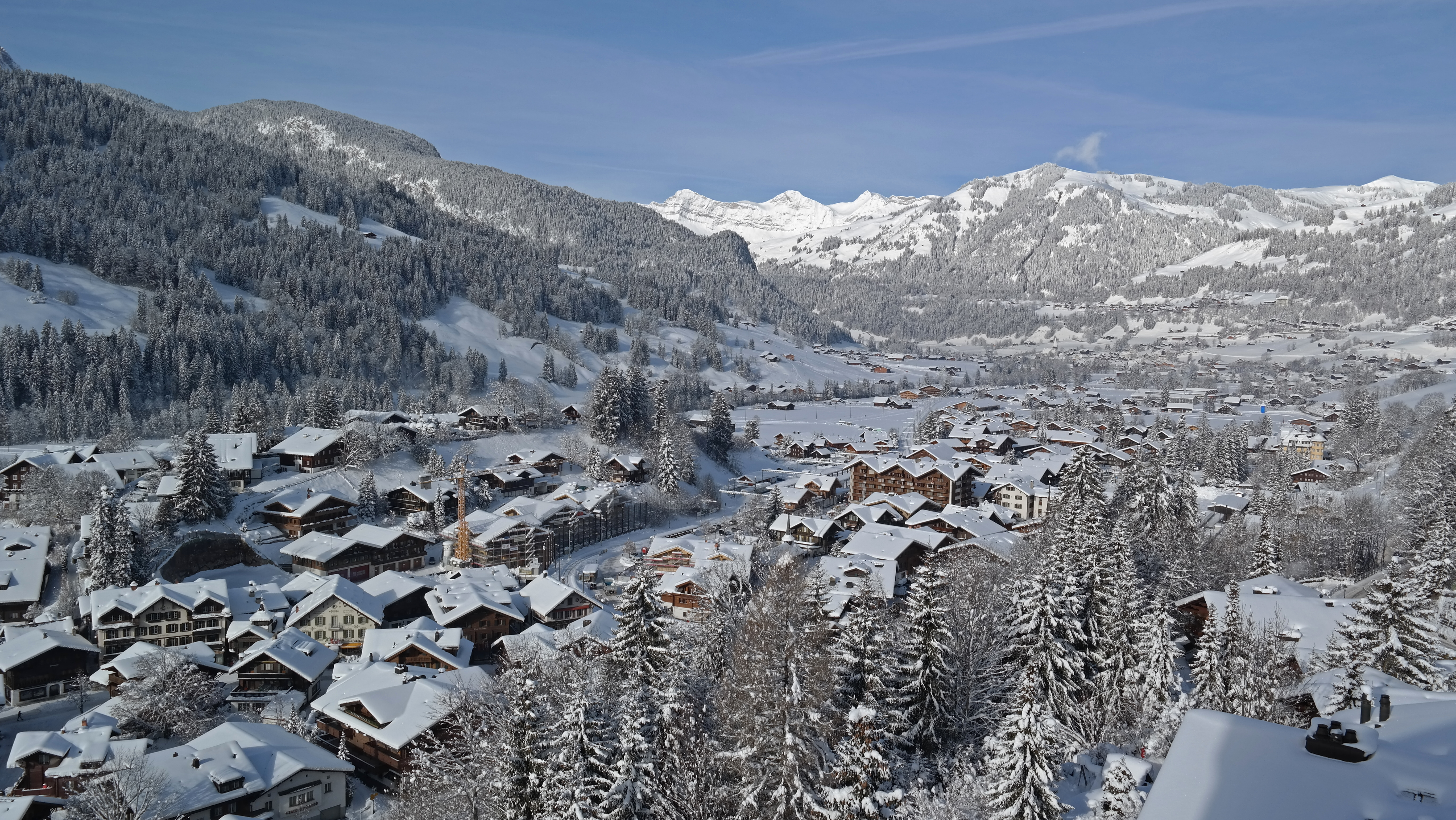 Ausblick auf Gstaad